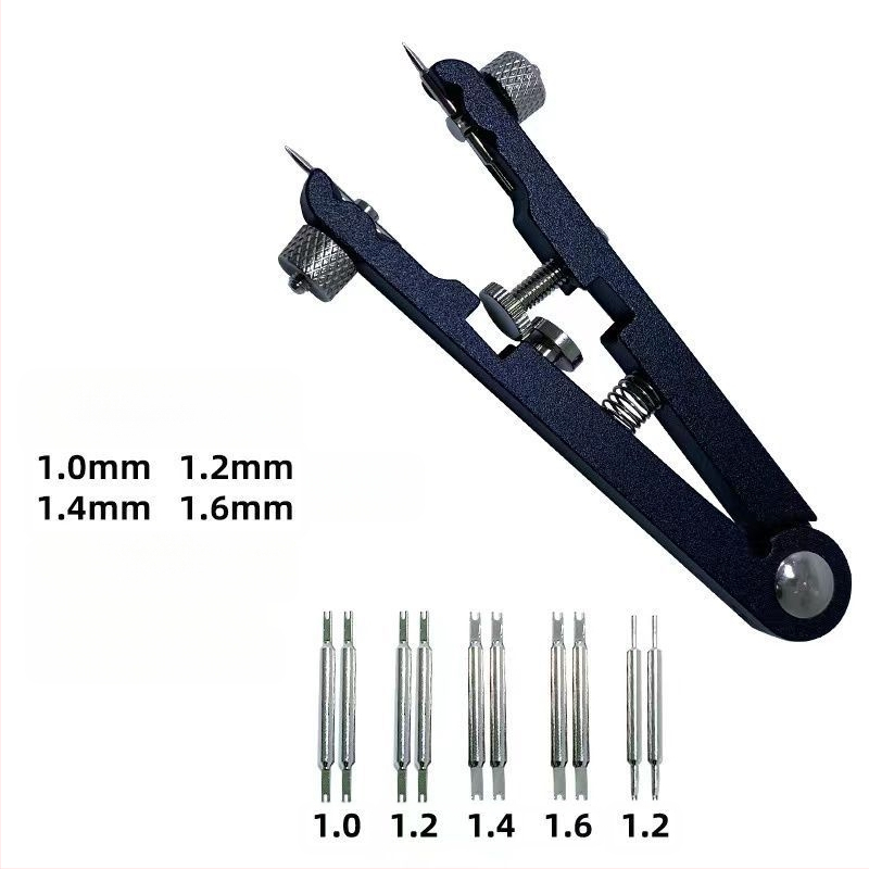Órajavító szerszámok, Fülfogók, 6825 Fül szétszerelő és összeszerelő fogók, Fülfogó köteg, V alakú fül eltávolító fogók, Övlehúzó