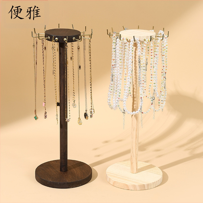 Bian ya kreatív horog nyaklánc kijelző állvány pulóver lánc ékszertartó nyaklánc élő stand kijelző kellékek ékszertartó
