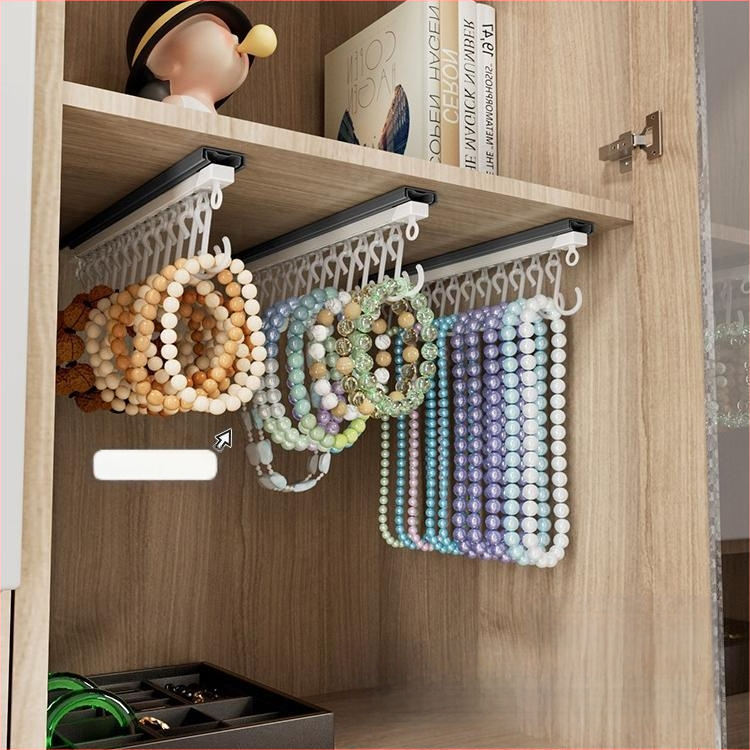 Kézzel készített tárolódoboz, ütésmentes játék, kristálygyöngyök, nyakláncok, ékszerek akasztói, pályára szerelhető karkötők, állvány