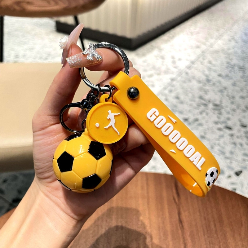 Uus jalgpallifännide maailmameistrivõistluste võtmehoidja ripats, peen meeste ja naiste jalgpalli moodne seljakoti ripats, autovõtmehoidja