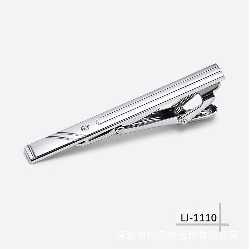 Äriline ametlik meeste kraeklamber 6cm moodne Korea stiilis Briti lipsuklamber hõbedane krae nööpnõelaga hulgimüük