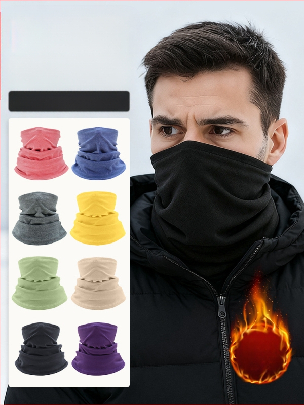 Eșarfă caldă transfrontalieră de iarnă în aer liber, multifuncțională, rezistentă la frig, din catifea, turban cationic, mască de schi pentru ciclism și sport