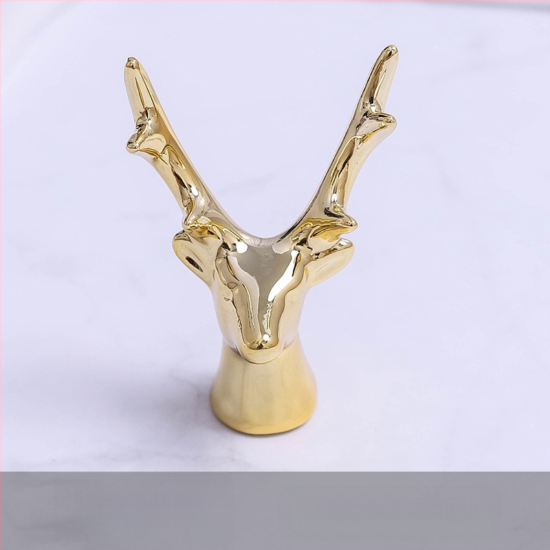 Ins Kaunistused Piiriülene Keraamiline Loominguline Elevandi Mini Jänese Sõrmus Kaelakee Ehete Riiul Loomaakna Väikesed Kaunistused