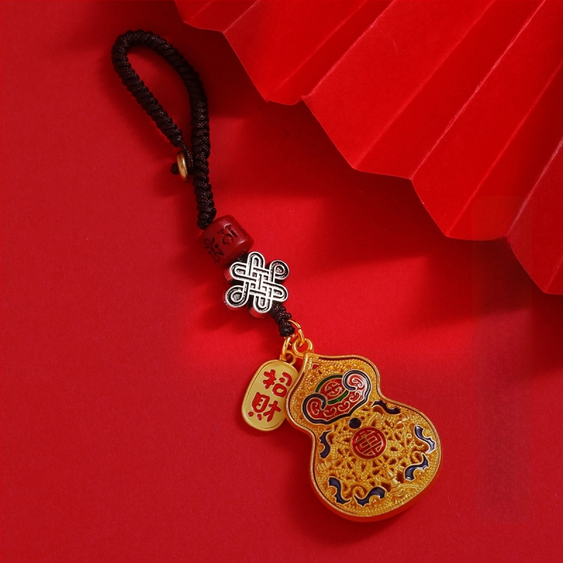 Szerencsés kulcstartó medál National Tide fejlett mobiltelefon-függő kulcstartó függő díszek ősi táska medál kreatív ajándék férfiaknak és nőknek