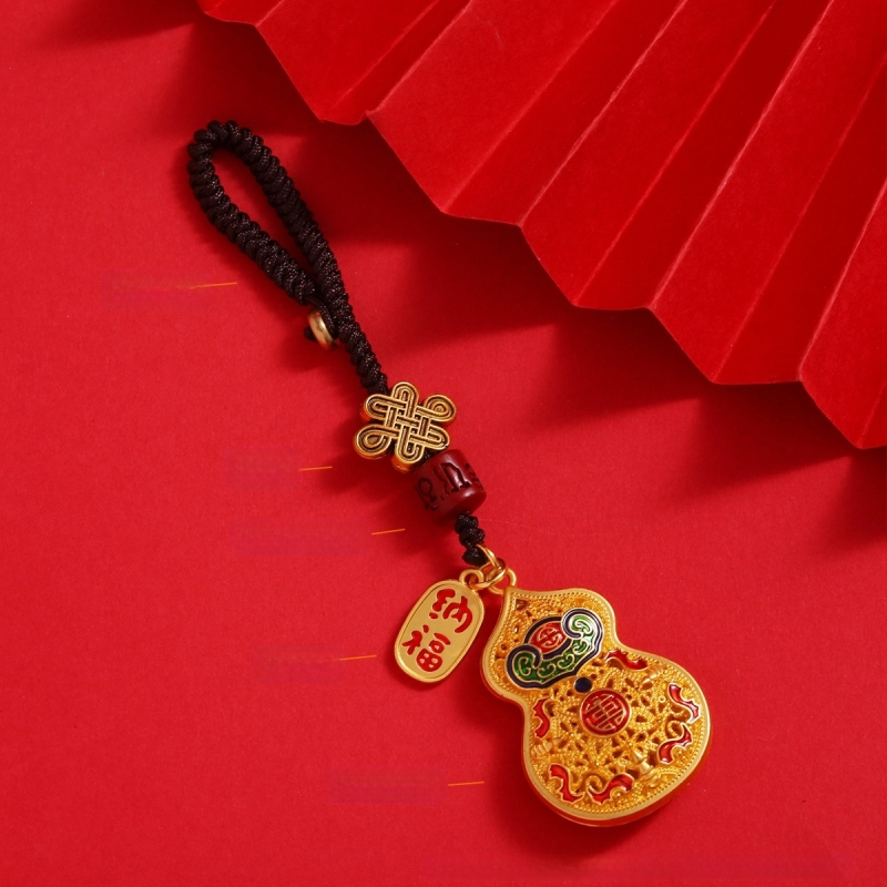 Szerencsés kulcstartó medál National Tide fejlett mobiltelefon-függő kulcstartó függő díszek ősi táska medál kreatív ajándék férfiaknak és nőknek