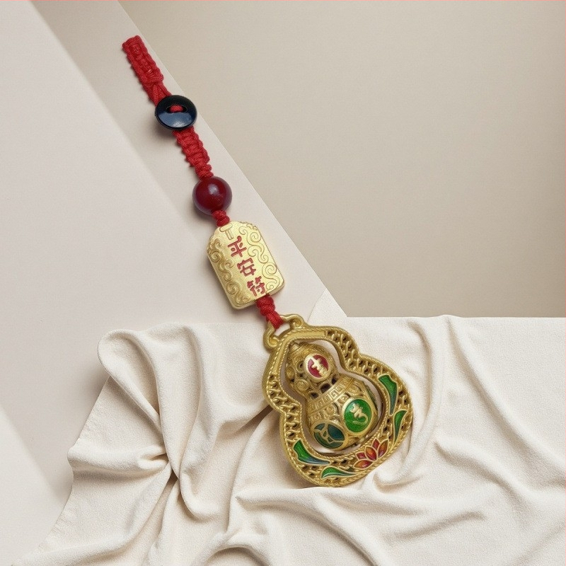 Szerencsés kulcstartó medál National Tide fejlett mobiltelefon-függő kulcstartó függő díszek ősi táska medál kreatív ajándék férfiaknak és nőknek