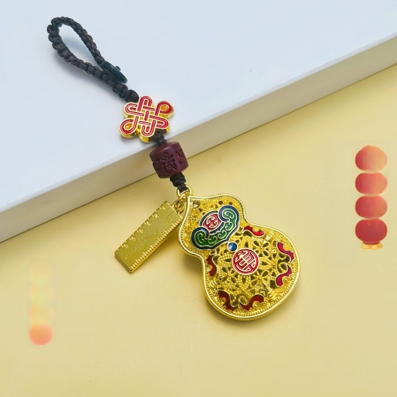 Szerencsés kulcstartó medál National Tide fejlett mobiltelefon-függő kulcstartó függő díszek ősi táska medál kreatív ajándék férfiaknak és nőknek