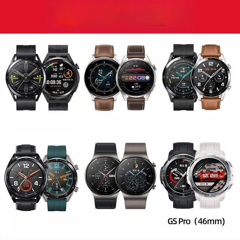 Alkalmas Huawei óraszíjhoz, bőr talppal, szögletes olajos szélű farokkal, barackszínű olajos szélű farokkal, GT5 okosóraszíjhoz