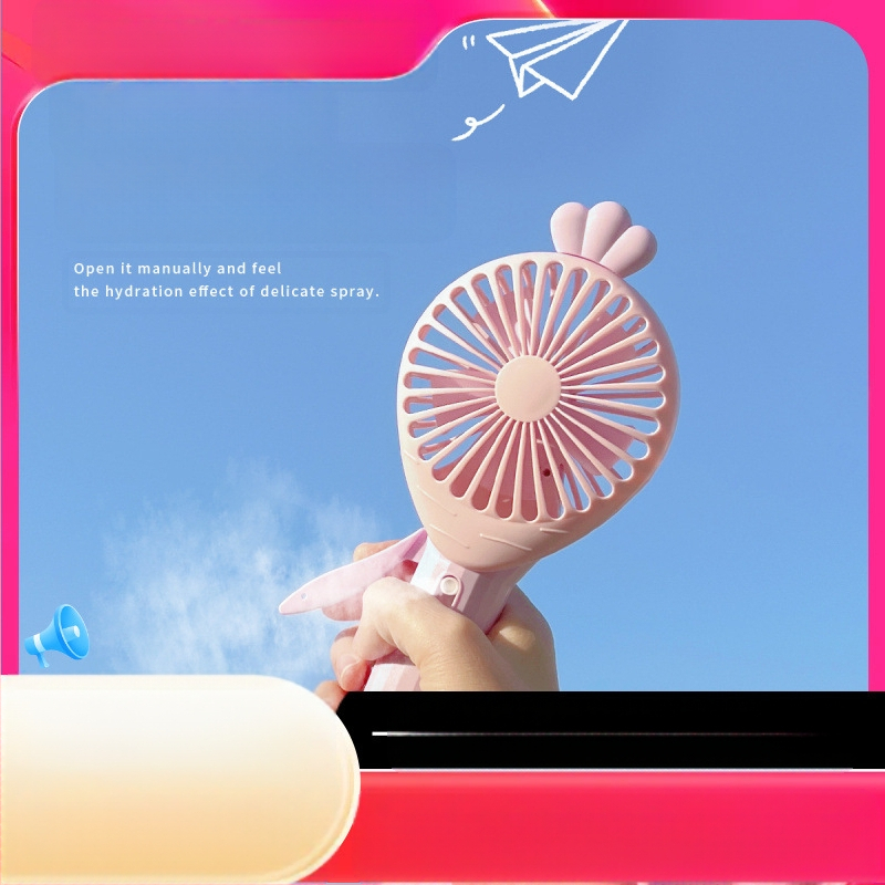 2023 Nyári új aranyos kacsa kéznyomás kis ventilátor nem fáj a kezeknek Gyermekek Kültéri aranyos mini kézi ventilátor éjszakai piaci stand