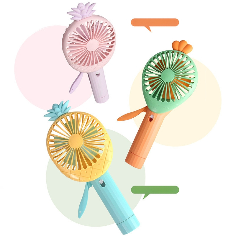 2023 Nyári új aranyos kacsa kéznyomás kis ventilátor nem fáj a kezeknek Gyermekek Kültéri aranyos mini kézi ventilátor éjszakai piaci stand
