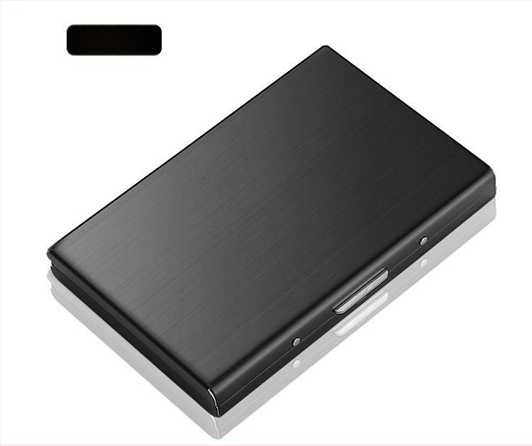 Uus 2024 roostevabast terasest kaardiümbris, magnetiline vargusvastane rahakott, mini lihtne kõrgekvaliteediline roostevabast terasest kaardiümbris, kaartide komplekt hulgimüügist