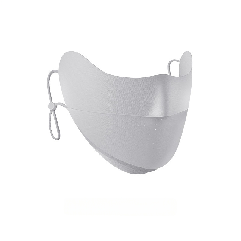 Veatu päikesekaitsega näomask, silmade kaitse, UV-vastane suvine jääsiidist päikesevari, hingav, moodne individuaalne hulgimüügi näokate