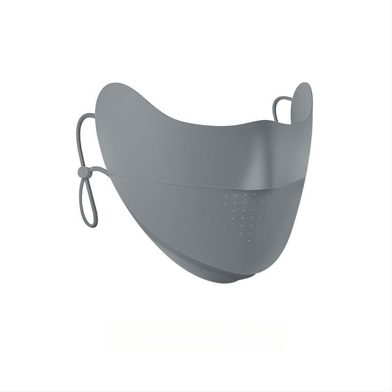 Veatu päikesekaitsega näomask, silmade kaitse, UV-vastane suvine jääsiidist päikesevari, hingav, moodne individuaalne hulgimüügi näokate