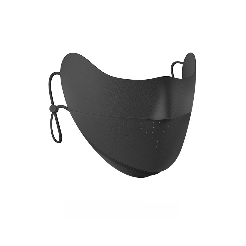 Veatu päikesekaitsega näomask, silmade kaitse, UV-vastane suvine jääsiidist päikesevari, hingav, moodne individuaalne hulgimüügi näokate