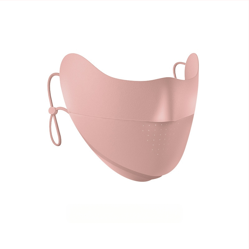 Veatu päikesekaitsega näomask, silmade kaitse, UV-vastane suvine jääsiidist päikesevari, hingav, moodne individuaalne hulgimüügi näokate