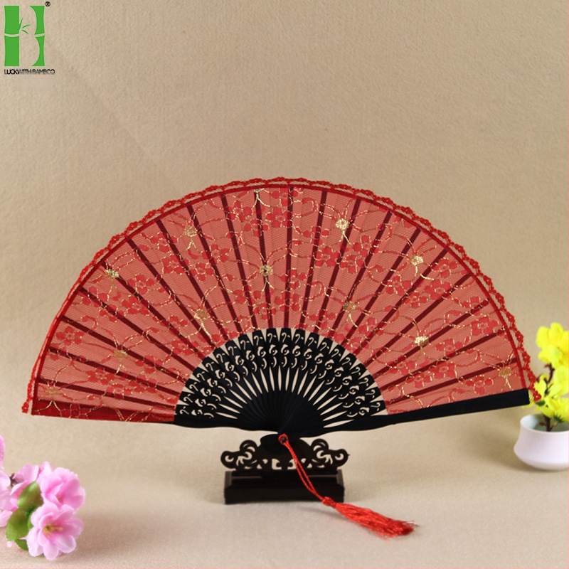 Euroopa stiilis printsess pitsist kokkupandav lehvik antiikne käsitöökingituslehv Lolita aksessuaaride tantsulehvikute põlvkonna allikatootjad