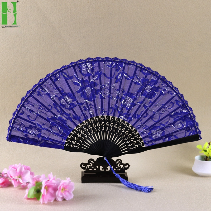 Euroopa stiilis printsess pitsist kokkupandav lehvik antiikne käsitöökingituslehv Lolita aksessuaaride tantsulehvikute põlvkonna allikatootjad