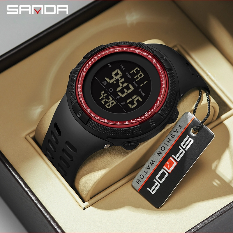 „Sanda“ tarpvalstybiniai sprogimai, daugiafunkcis elektroninis laikrodis, skirtas lauko sportui, vandeniui atsparus laikrodis, madingas „Joker“ vyriškas laikrodis, didmeninė prekyba