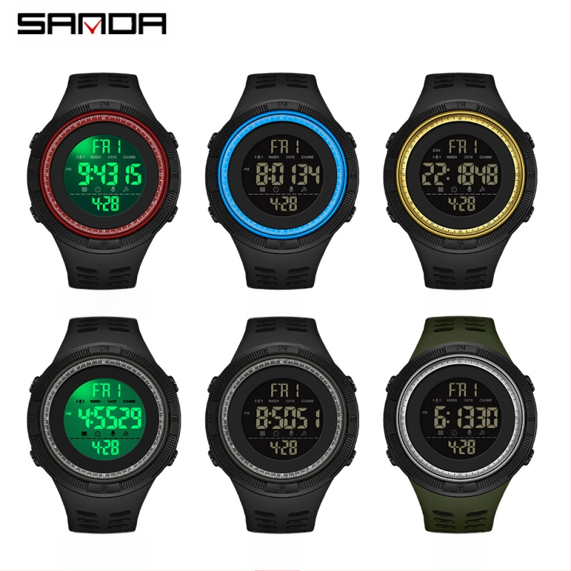 „Sanda“ tarpvalstybiniai sprogimai, daugiafunkcis elektroninis laikrodis, skirtas lauko sportui, vandeniui atsparus laikrodis, madingas „Joker“ vyriškas laikrodis, didmeninė prekyba