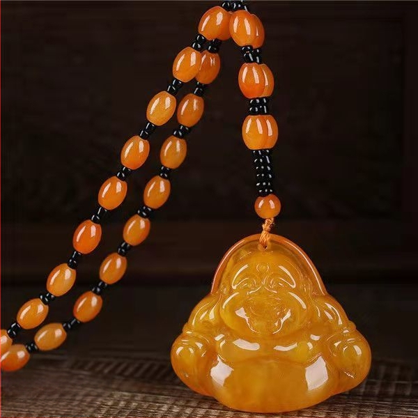 Új Po Bloody pulóverlánc, csúcskategóriás vízcsepp medál, hosszú, sokoldalú nyári utánzatú viaszméz nyaklánc női nyakpánt ajándékba