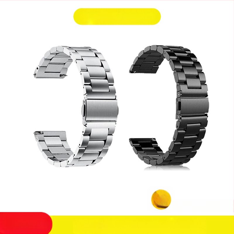 Apple iWatch órához, három gyöngyös, tömör okosóra szíjjal, S10, Huawei GT5, Samsung acélszíjjal