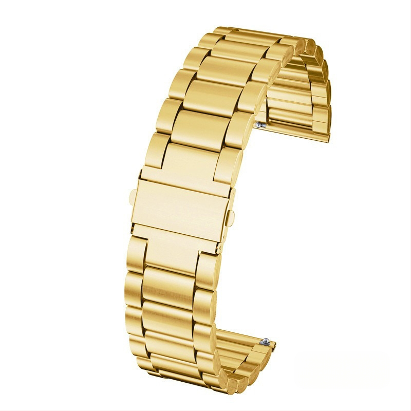 Apple iWatch órához, három gyöngyös, tömör okosóra szíjjal, S10, Huawei GT5, Samsung acélszíjjal