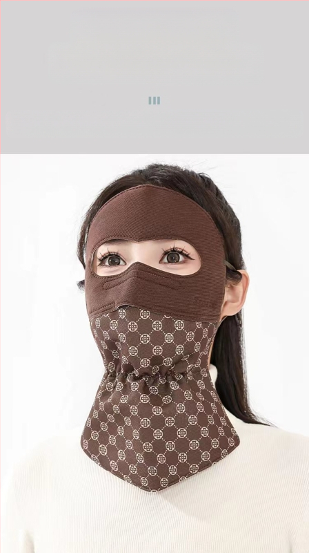 3D trimatė plaunama šilta, vėjui atspari kaukė. Madinga, universali kaklo apsaugos kaukė, padedanti išlaikyti šaltį.