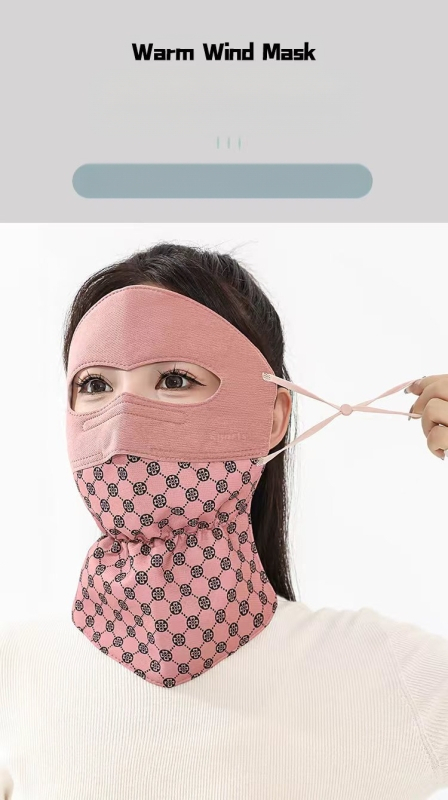 3D trimatė plaunama šilta, vėjui atspari kaukė. Madinga, universali kaklo apsaugos kaukė, padedanti išlaikyti šaltį.