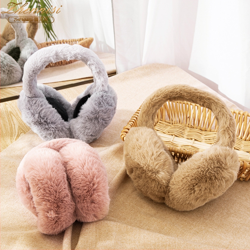 Fülvédők Női téli összecsukható fülvédők Téli meleg fülvédelem Meleg koreai stílusú fülvédők Női fagyálló fülvédő Fülvédő