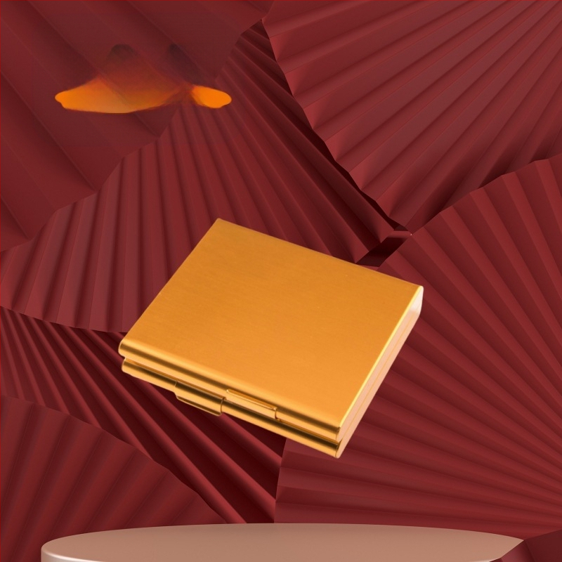 Laifu összecsukható cigarettatartó, ultravékony alumíniumötvözetből, kétoldalas, összecsukható, 20 darabos, durva cigarettatartó, divatos, kiváló férfi cigarettatartó