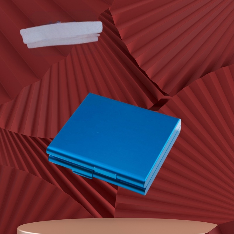 Laifu összecsukható cigarettatartó, ultravékony alumíniumötvözetből, kétoldalas, összecsukható, 20 darabos, durva cigarettatartó, divatos, kiváló férfi cigarettatartó