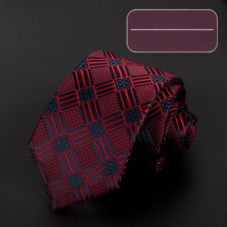 Férfi határokon átnyúló, üzleti, professzionális nyakkendő, kockás, többszínű, nyílmintás, pamut, 7 cm-es kézi nyakkendő