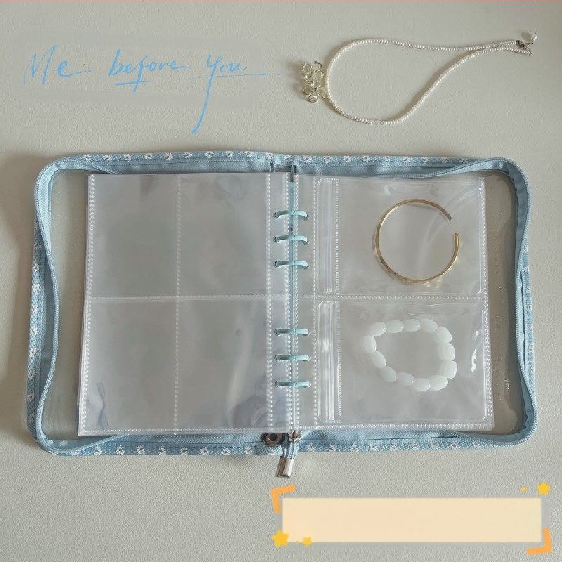 Väike lilleline lukuga raamat, oksüdatsioonivastased kõrvarõngad, kaelakeed, kõrvarõngad, kõrvarõngad, ehted, käeaksessuaarid, suletud kotid, hoiuraamatud, ehete hoiustamine