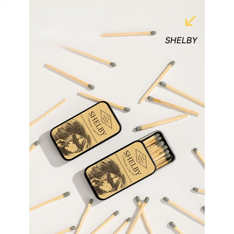 Täiustatud Shelby matšivalgusti, luksuslik plekkkarp, veresaun, gangster, sama stiil, võõras tuli, vanamoodne vintage-matš, kõrge värviväärtus.