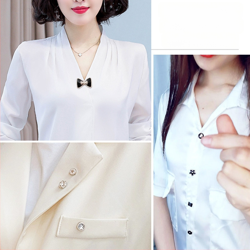 Rejtett kitettség elleni gomb ing bross gomb varrás nélküli gomb gyöngy apró illatos stílusú rejtett gomb