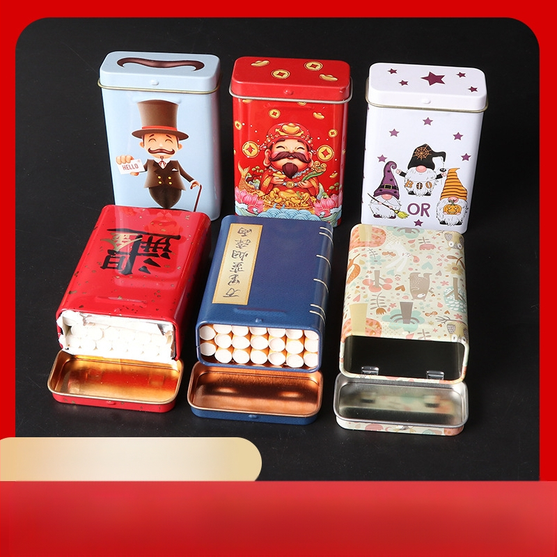 Nauja 20 vnt. pakuotė su atlenkiamu metaliniu integruotu cigarečių dėklu, kūrybinga, daugiafunkcinė, vandeniui ir drėgmei atspari vyriška skardinė dėžutė, tiesiogiai parduodama