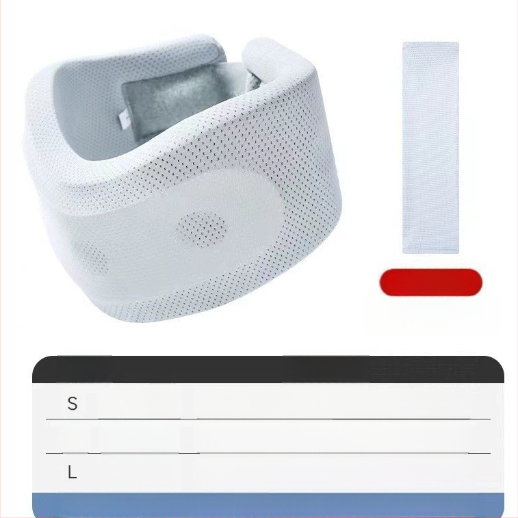 Kaklo apsaugos kaklo įtvaras su apsauga nuo išlinkimo. Artefaktinis kaklo korekcijos įtvaras. Fiksuota kaklo stuburo atrama. Biuro reikmenys namams. Kaklo įtvaras.