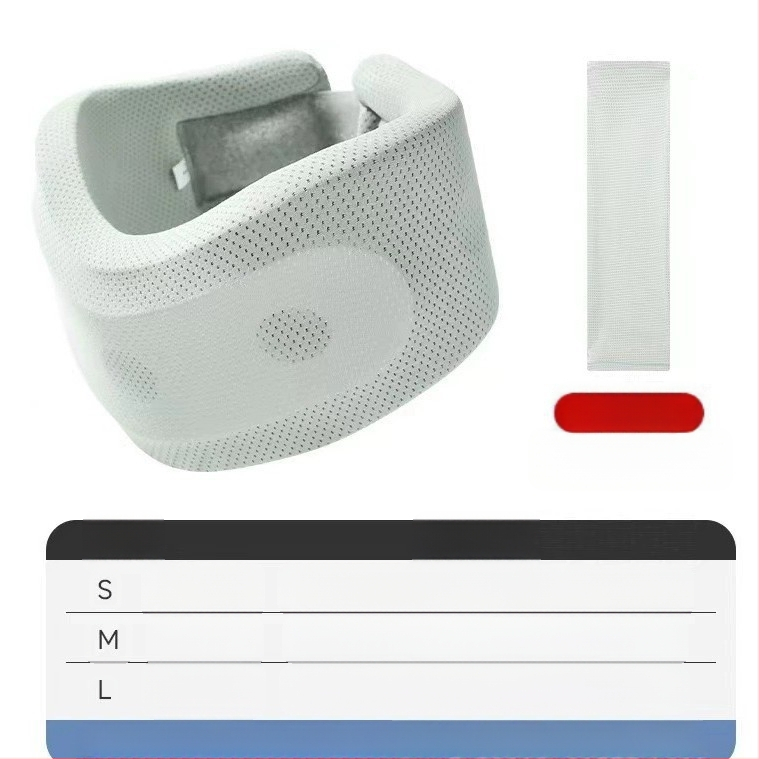 Kaklo apsaugos kaklo įtvaras su apsauga nuo išlinkimo. Artefaktinis kaklo korekcijos įtvaras. Fiksuota kaklo stuburo atrama. Biuro reikmenys namams. Kaklo įtvaras.