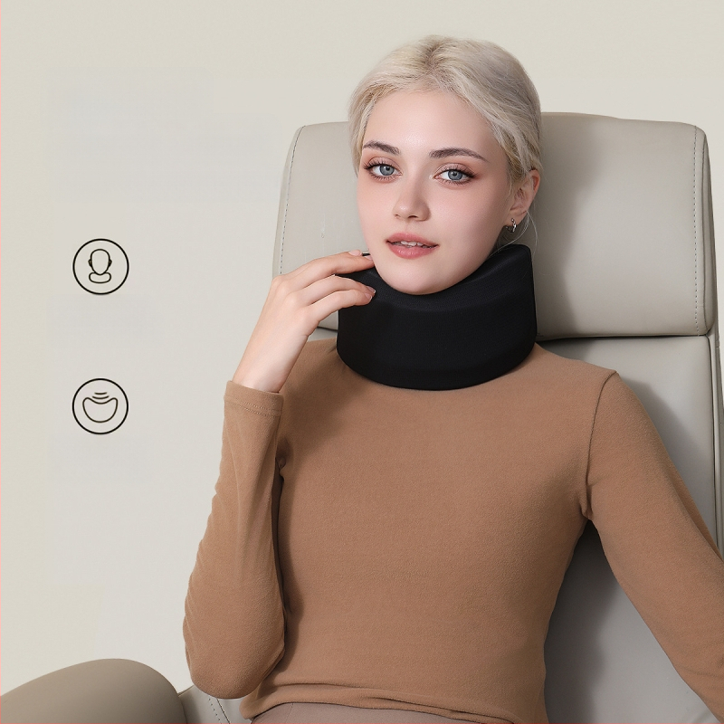 Kaklo apsaugos kaklo įtvaras su apsauga nuo išlinkimo. Artefaktinis kaklo korekcijos įtvaras. Fiksuota kaklo stuburo atrama. Biuro reikmenys namams. Kaklo įtvaras.