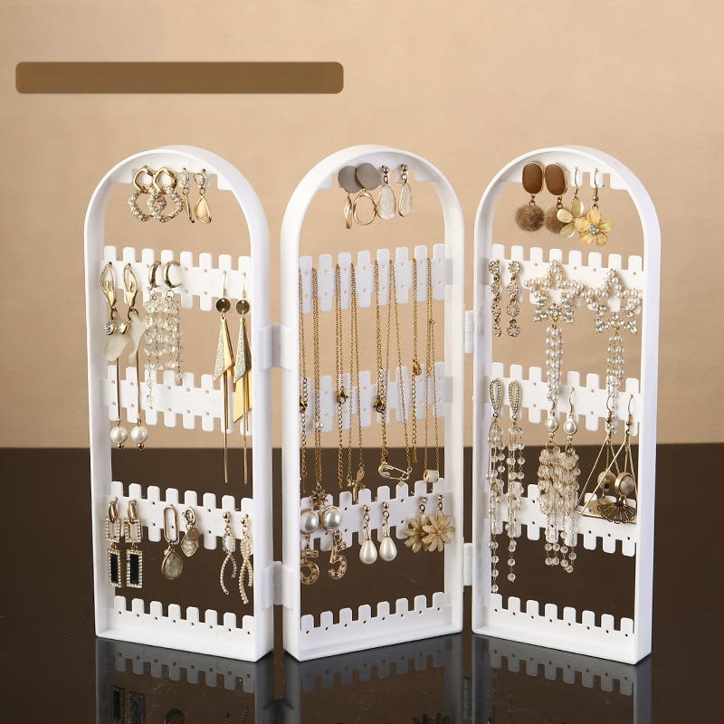 Papuošalų laikymo lentynėlė, auskarų laikiklis, auskarai, pakabukas, papuošalų parduotuvė, papuošalų laikymo dėžutė, auskarų laikiklis, karolių demonstracinė lentynėlė