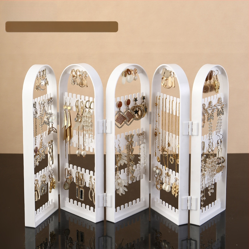 Papuošalų laikymo lentynėlė, auskarų laikiklis, auskarai, pakabukas, papuošalų parduotuvė, papuošalų laikymo dėžutė, auskarų laikiklis, karolių demonstracinė lentynėlė