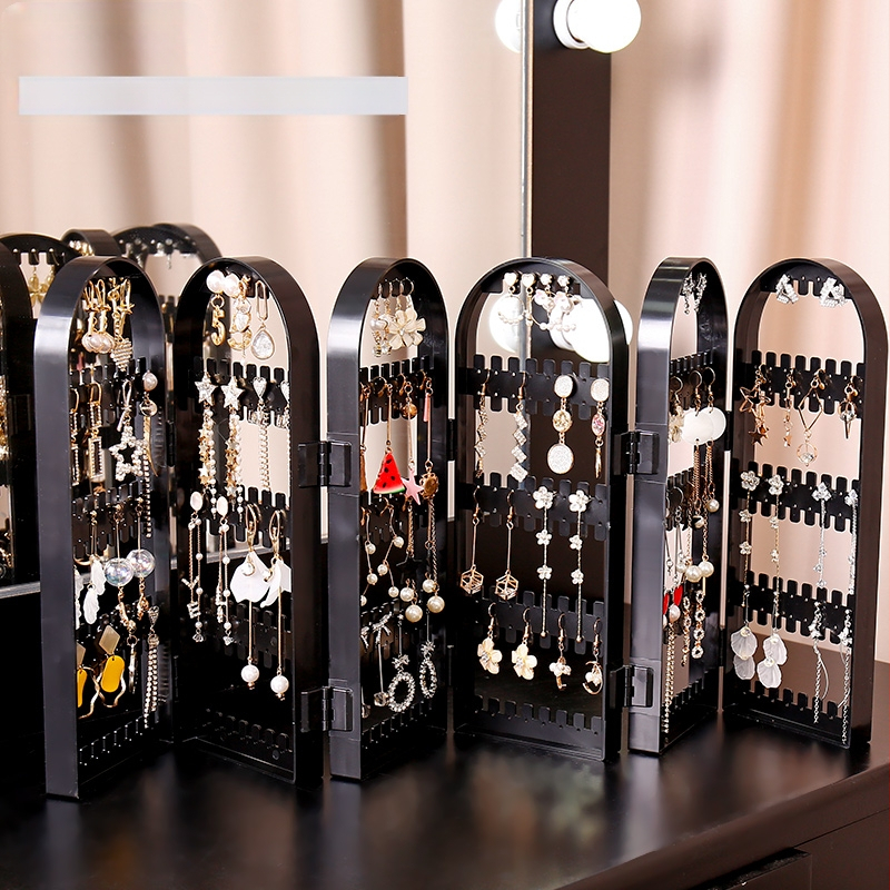 Papuošalų laikymo lentynėlė, auskarų laikiklis, auskarai, pakabukas, papuošalų parduotuvė, papuošalų laikymo dėžutė, auskarų laikiklis, karolių demonstracinė lentynėlė