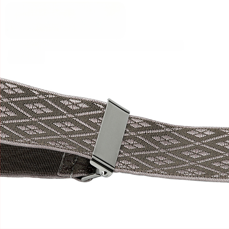 Határokon átnyúló ellátású bőr férfi pántos, erős felnőtt Y alakú öltöny, brit hatkapcsos nadrágtartó, nagykereskedelem