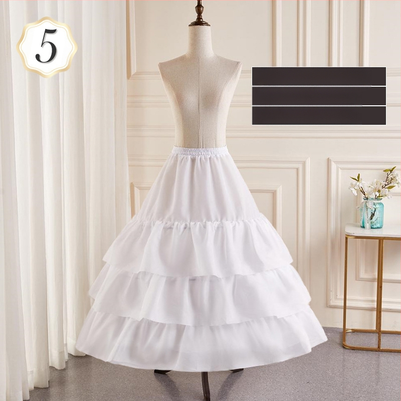 Kāzu kleitas svārki visu veidu glīta vidukļa palielināšana Super baldahīns ar kaulu oderi Lolita ziedu kāzu apakšsvārki vairumtirdzniecībā