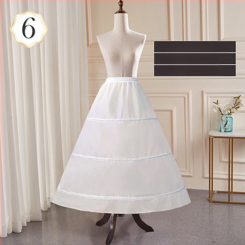 Kāzu kleitas svārki visu veidu glīta vidukļa palielināšana Super baldahīns ar kaulu oderi Lolita ziedu kāzu apakšsvārki vairumtirdzniecībā