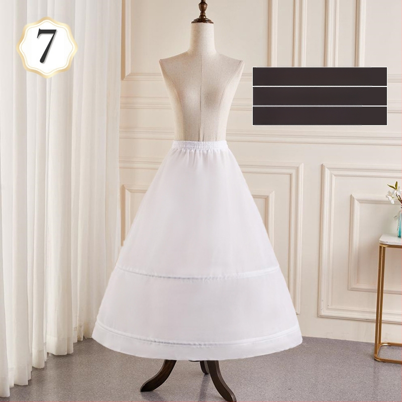 Kāzu kleitas svārki visu veidu glīta vidukļa palielināšana Super baldahīns ar kaulu oderi Lolita ziedu kāzu apakšsvārki vairumtirdzniecībā