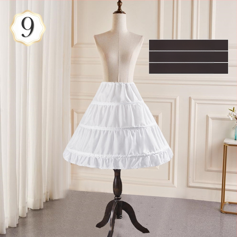 Kāzu kleitas svārki visu veidu glīta vidukļa palielināšana Super baldahīns ar kaulu oderi Lolita ziedu kāzu apakšsvārki vairumtirdzniecībā