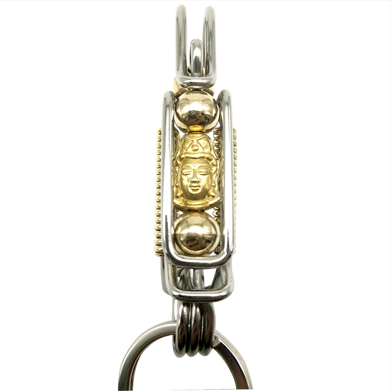 304 rozsdamentes acél kulcstartó férfi madár kézzel készített barkács személyiség testreszabott tartós derékra akasztható autólánc 2025 új