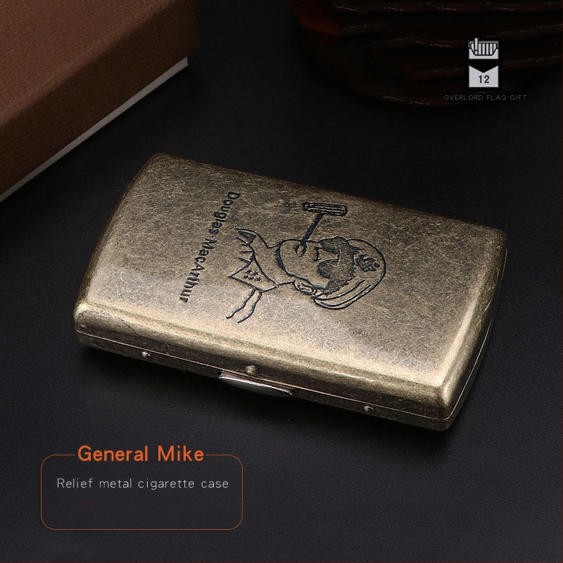 Nagy értékű női cigarettadoboz, ultravékony, dombornyomott, dupla nyitott fémdoboz, Constantine cigarettadoboz, turisztikai ajándéktárgyak