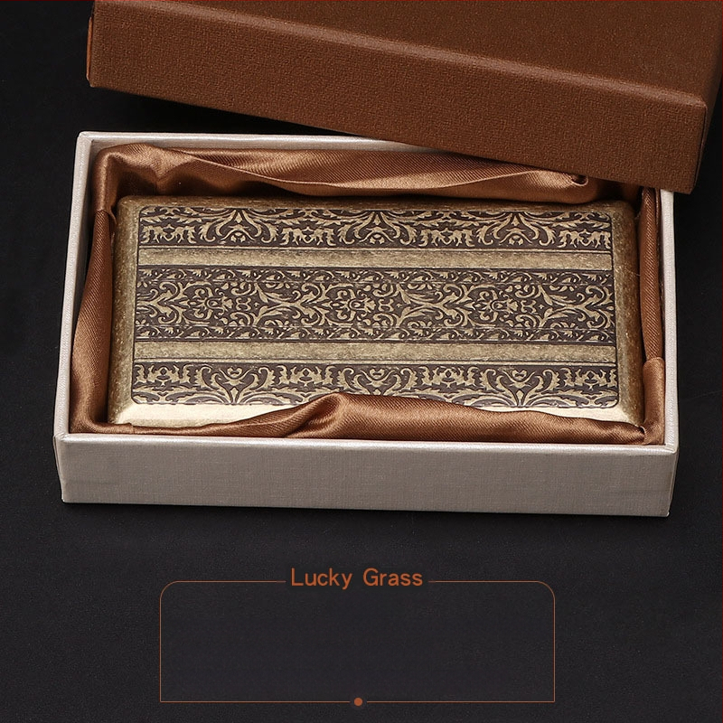 Nagy értékű női cigarettadoboz, ultravékony, dombornyomott, dupla nyitott fémdoboz, Constantine cigarettadoboz, turisztikai ajándéktárgyak